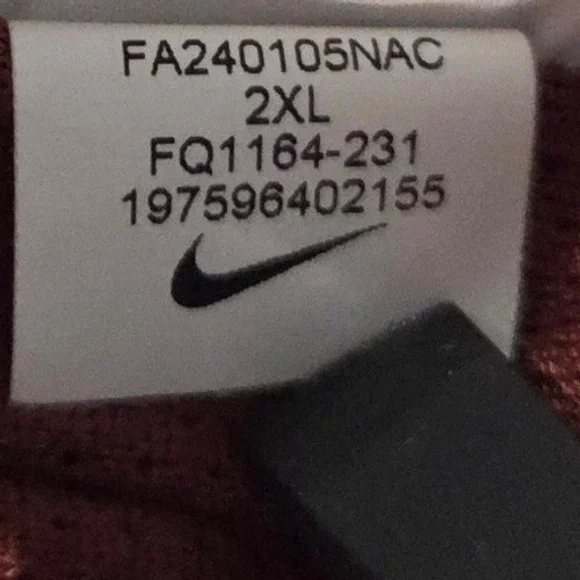 Nike Golf Club Shorts Mens XXL Brown Orange 7" Dri-FIT Mesh Snap Drawstring NWT - Picture 10 of 10